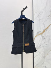 Black Denim Vest