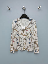 Hermès/26 New Equestrian-Style Lightweight V-Neck Knit Cardigan