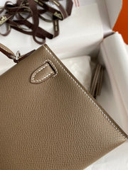 Elephant Grey with Silver Buckle