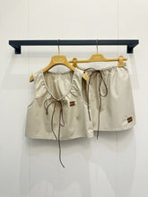 Hollow-out cotton-linen camisole