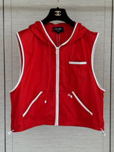 Red Hooded Vest