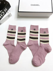 CHANEL 26S CREW SOCKS 400463 (1 BOX)