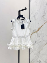 Louis Vuitton/26SS NEW Sleeveless Top with Ruffled Hem