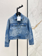 26FW New Jacquard Cropped Denim Jacket 🩵