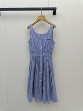 26FW New Blue & White Striped Dress 🩵