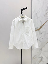 26FW New Classic Logo Embroidered Collared Shirt 🩵