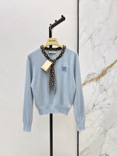 26FW New Bow-Tie V-Neck Cropped Knit Top 🩵