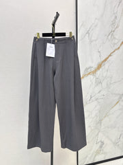 26FW Straight-Leg Wide-Leg Trousers with New Logo Hardware 🖤