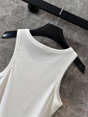 Embroidered all-match vest