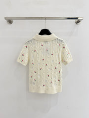 Short-sleeved cardigan