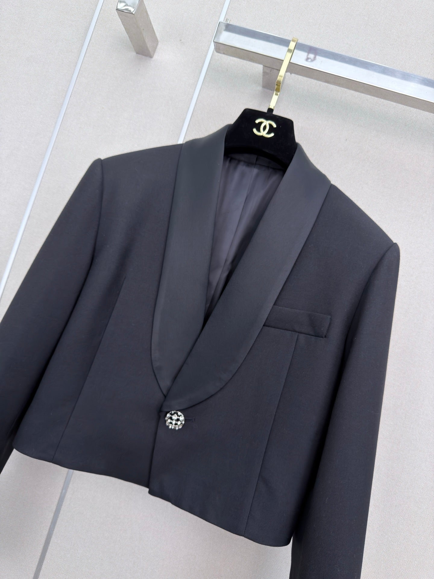 Chanel/Acetate Lapel Blazer