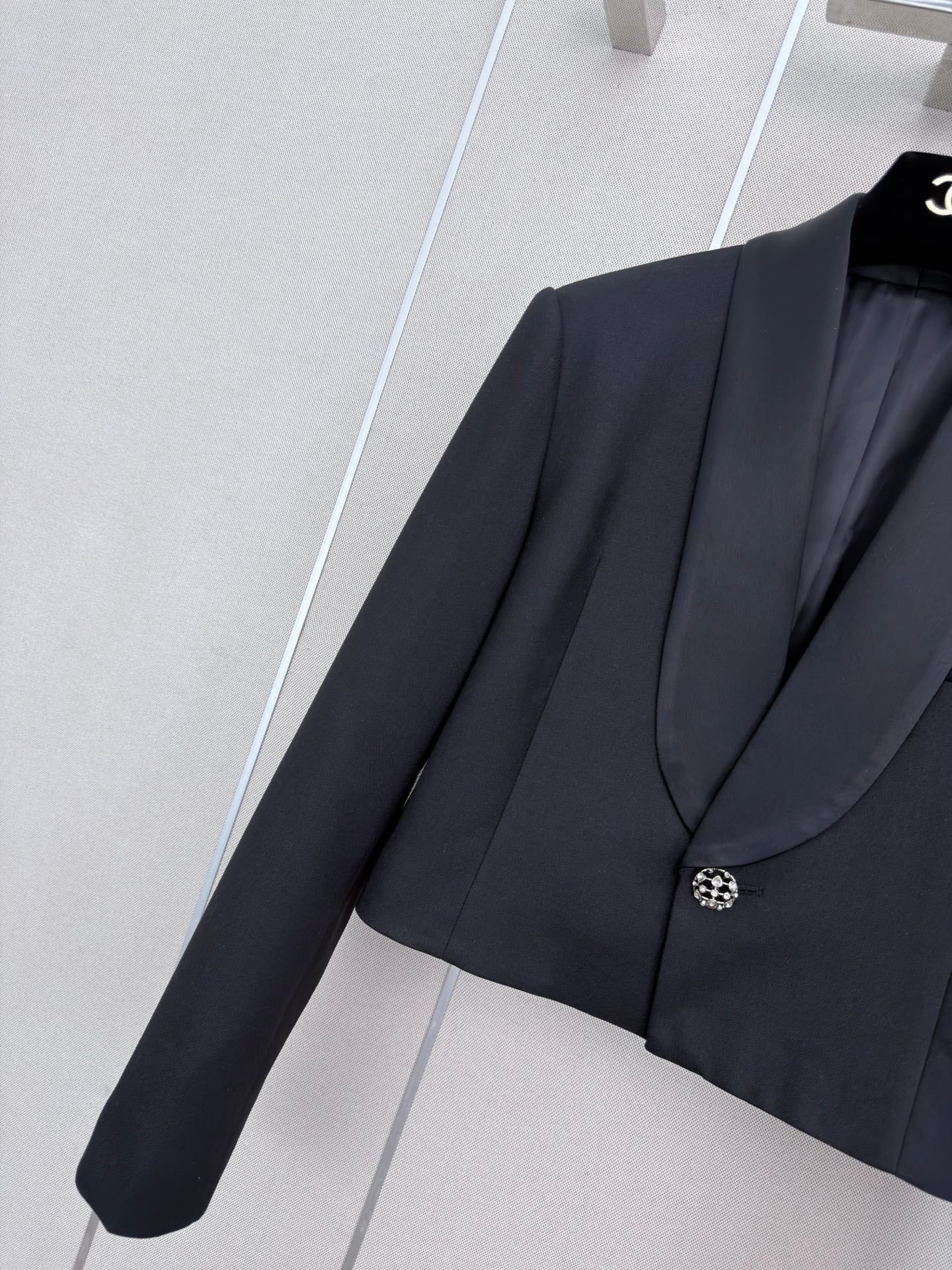 Chanel/Acetate Lapel Blazer