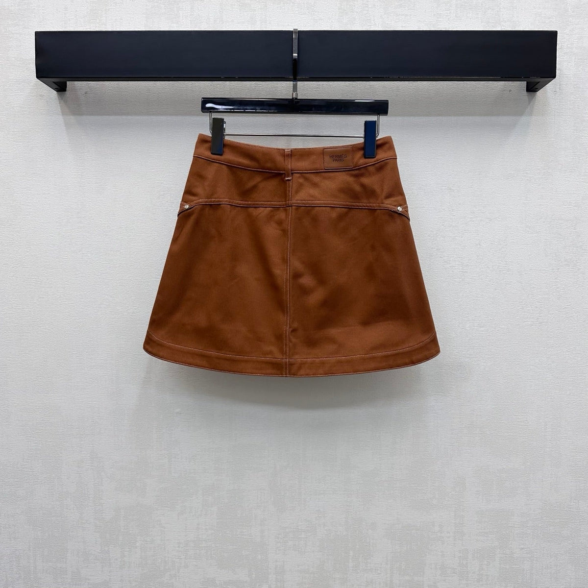 Hermès/26 New Denim Skirt