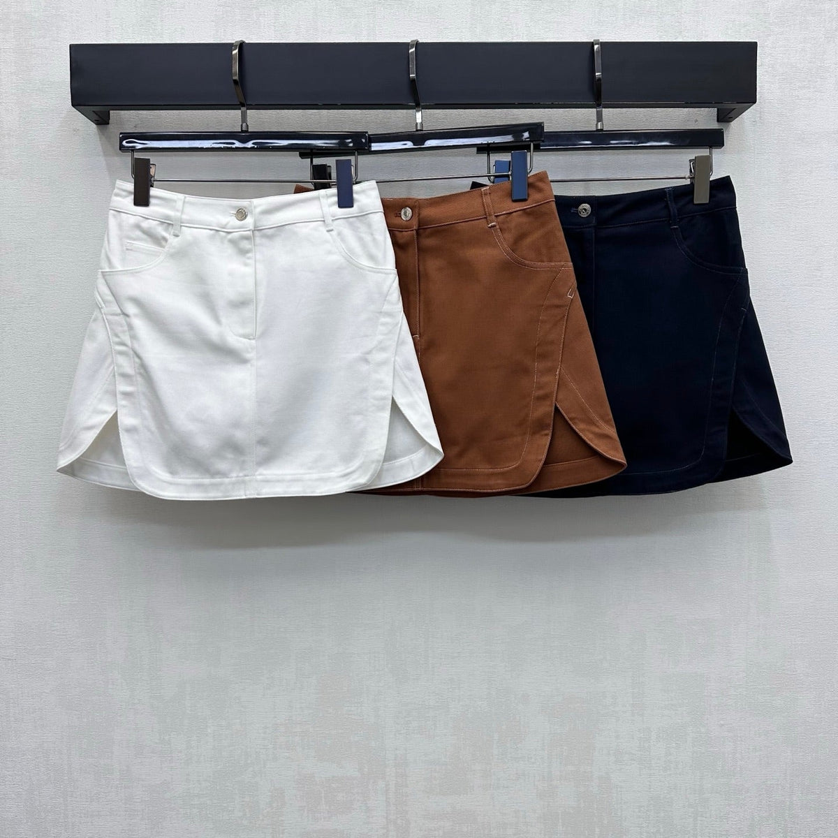 Hermès/26 New Denim Skirt