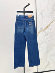 Yves Saint Laurent/26ss Early Autumn Latest Straight-Leg Jeans