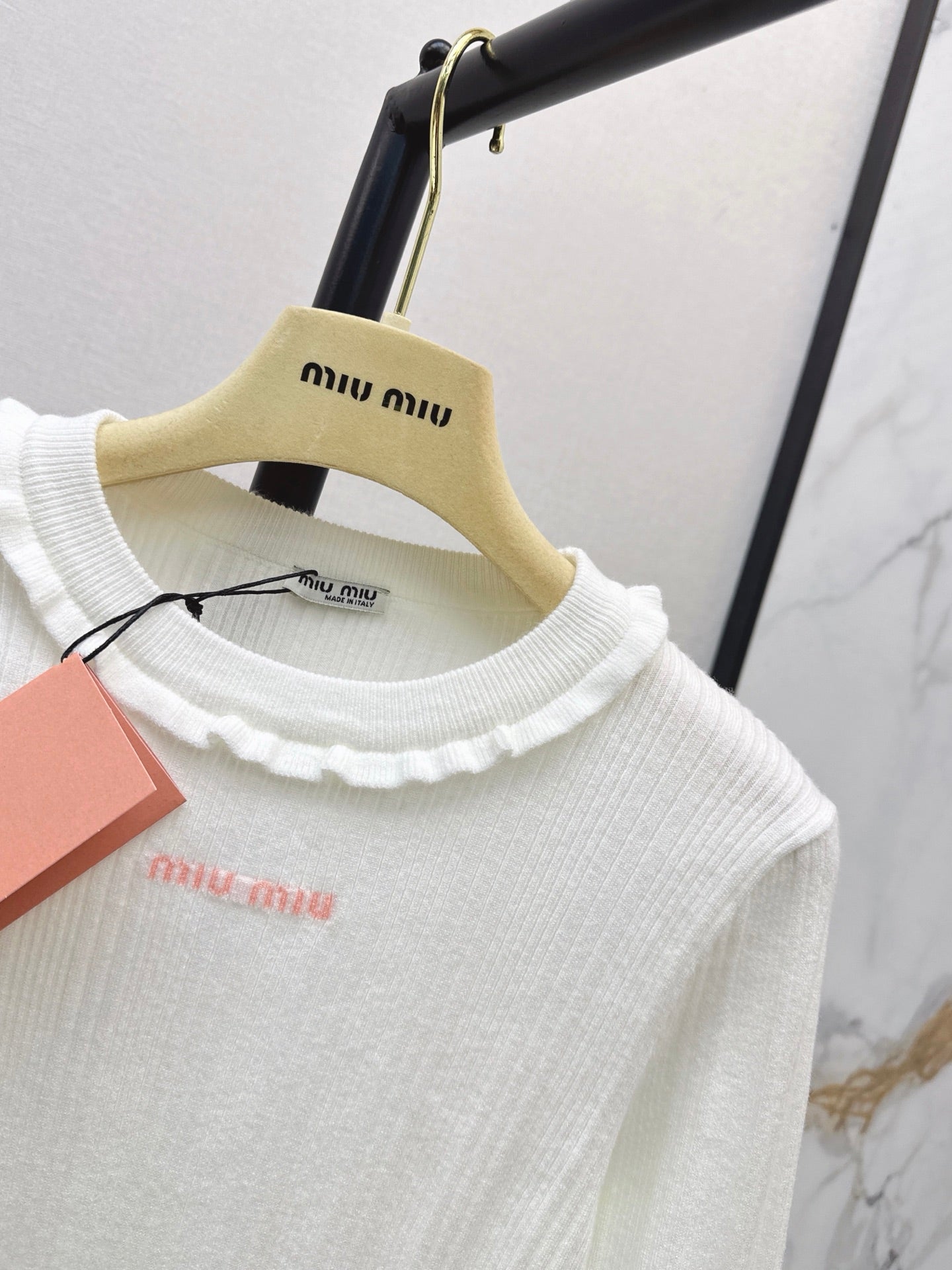 MiuMiu/26Ss Early Autumn Latest Knit Top