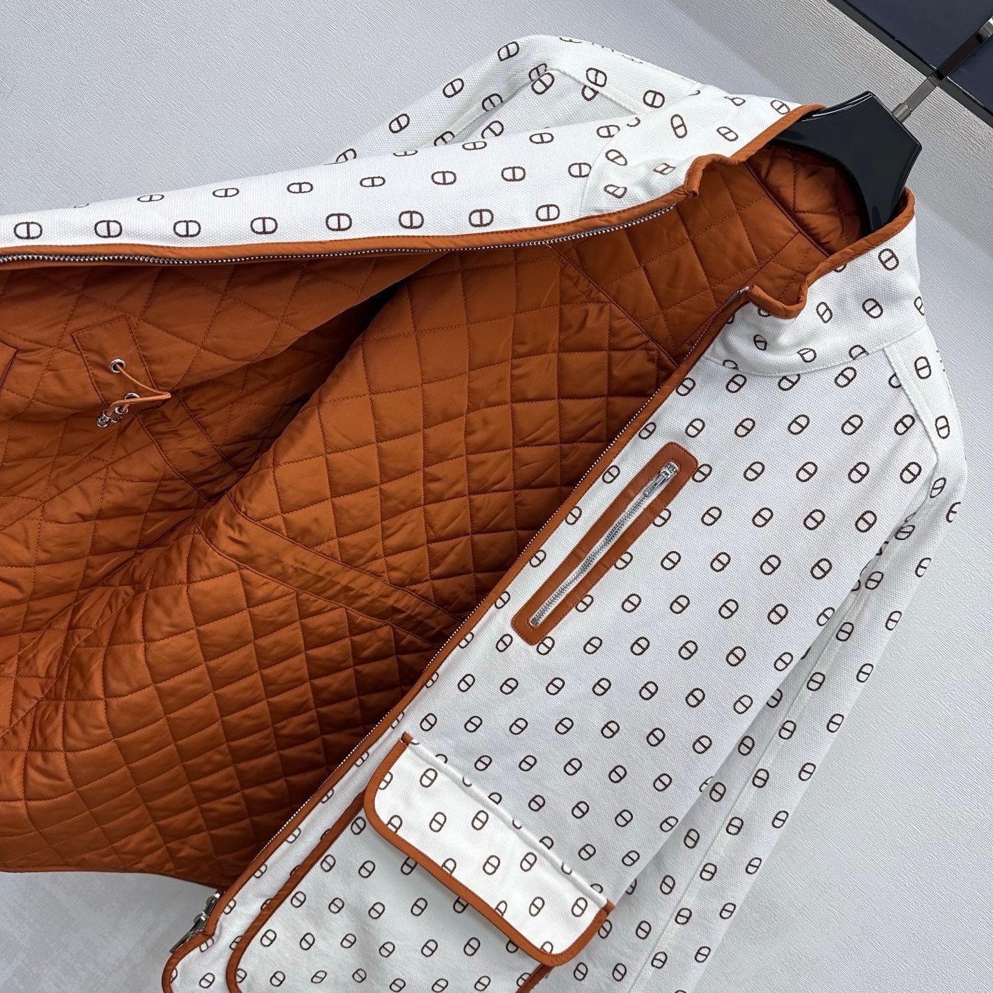 Hermès / 26 New Double-Sided Quilted Cotton Jacket
