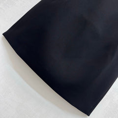 Fabric-Covered Button  Metal Belt Dress