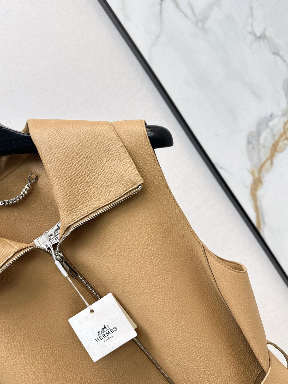 Hermès/26 Early Autumn Latest Genuine Leather Vest