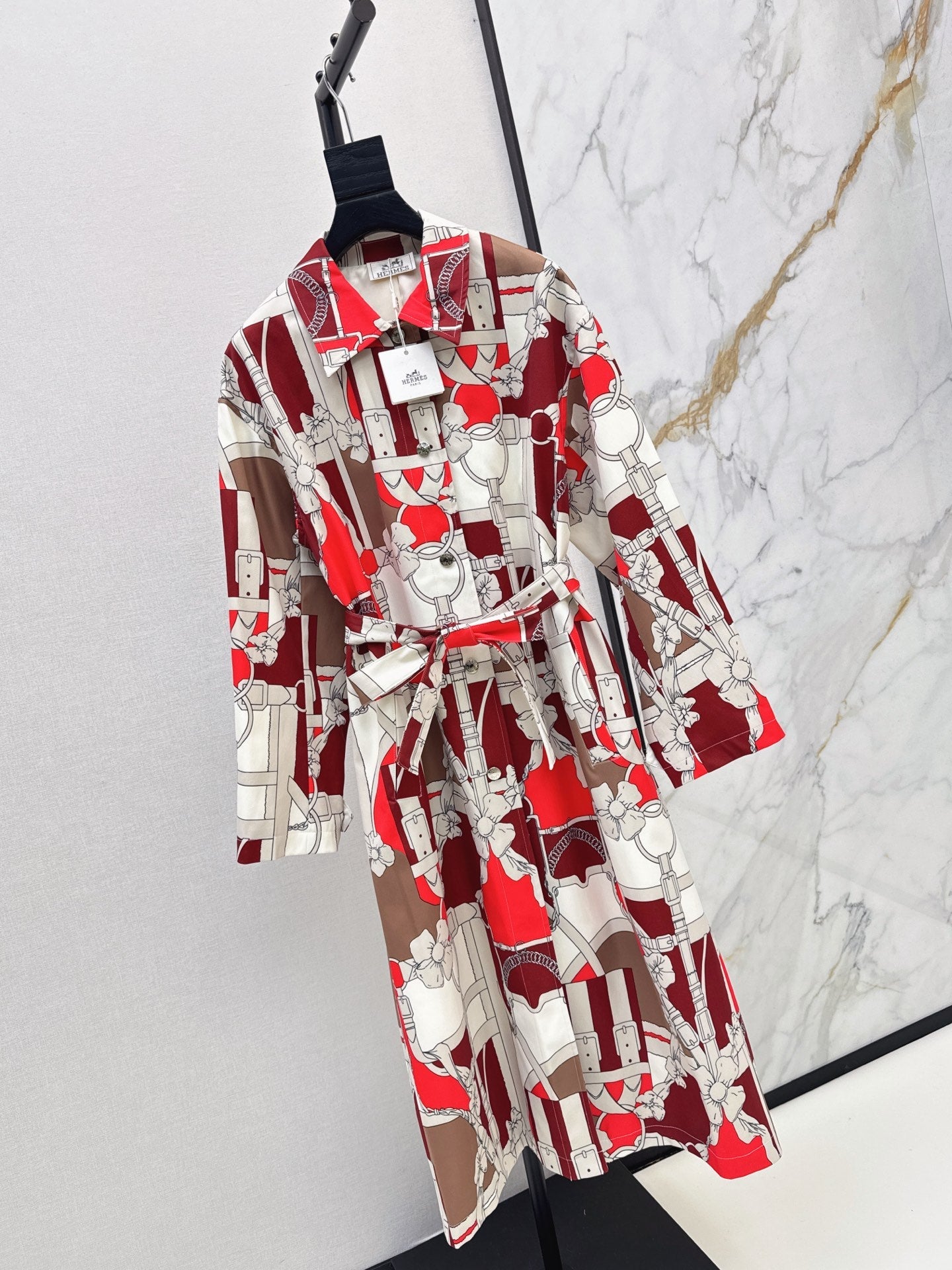 Hermès/26 Early Autumn Latest Trench Coat