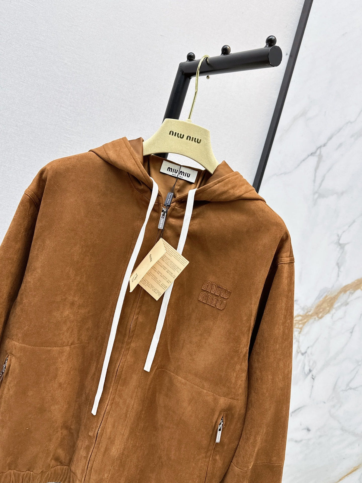 MiuMiu/26Ss Early Autumn Latest Hoodie Jacket