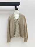 26 Fall/Winter Latest Lace Patchwork Cardigan