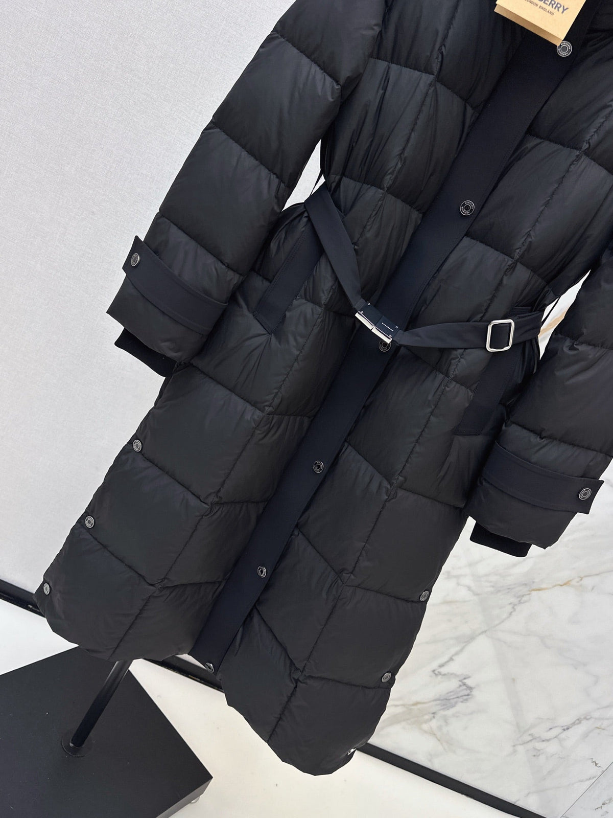 26 Fall/Winter New Long Hooded Down Jacket