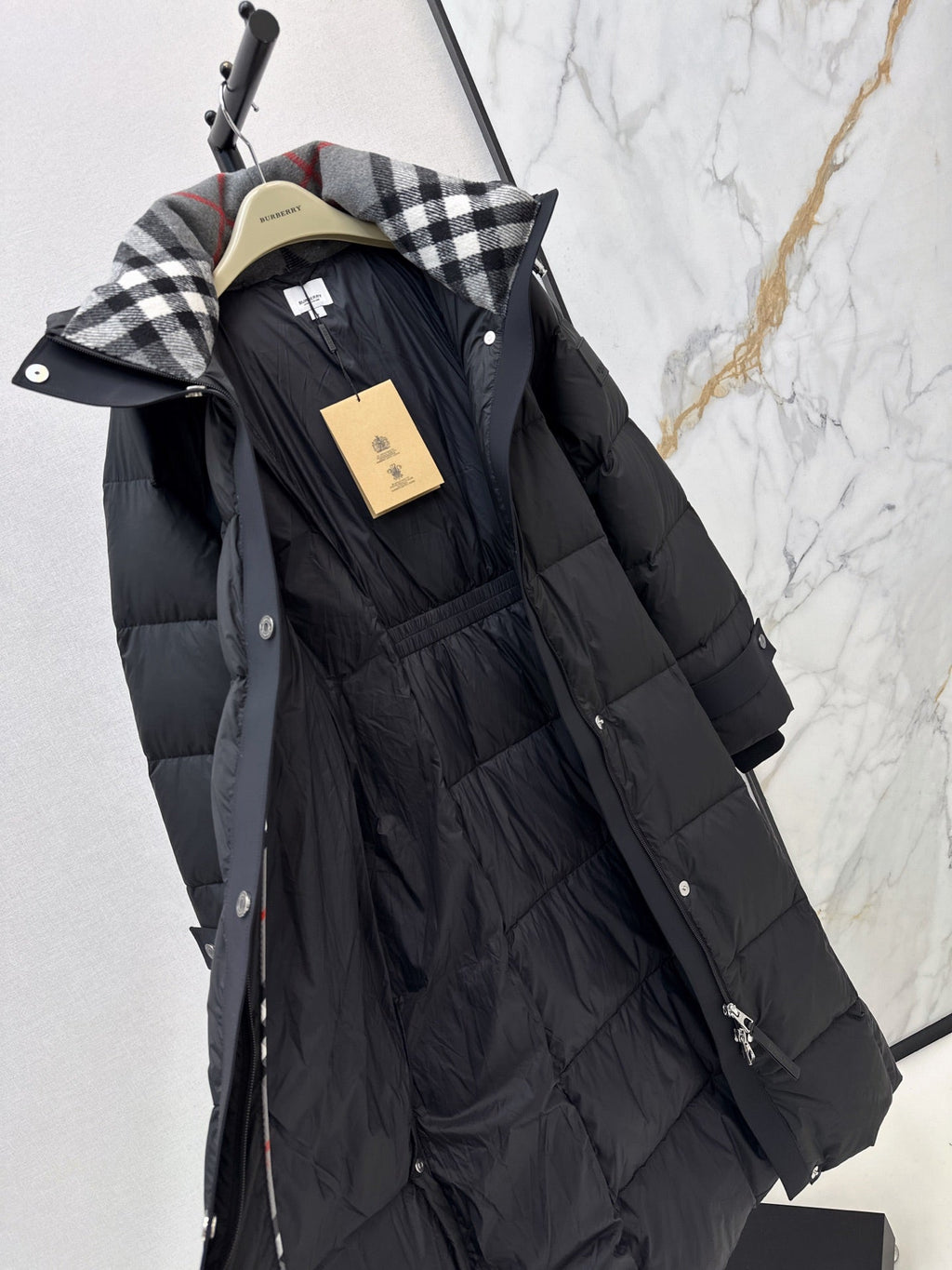 26 Fall/Winter New Long Hooded Down Jacket