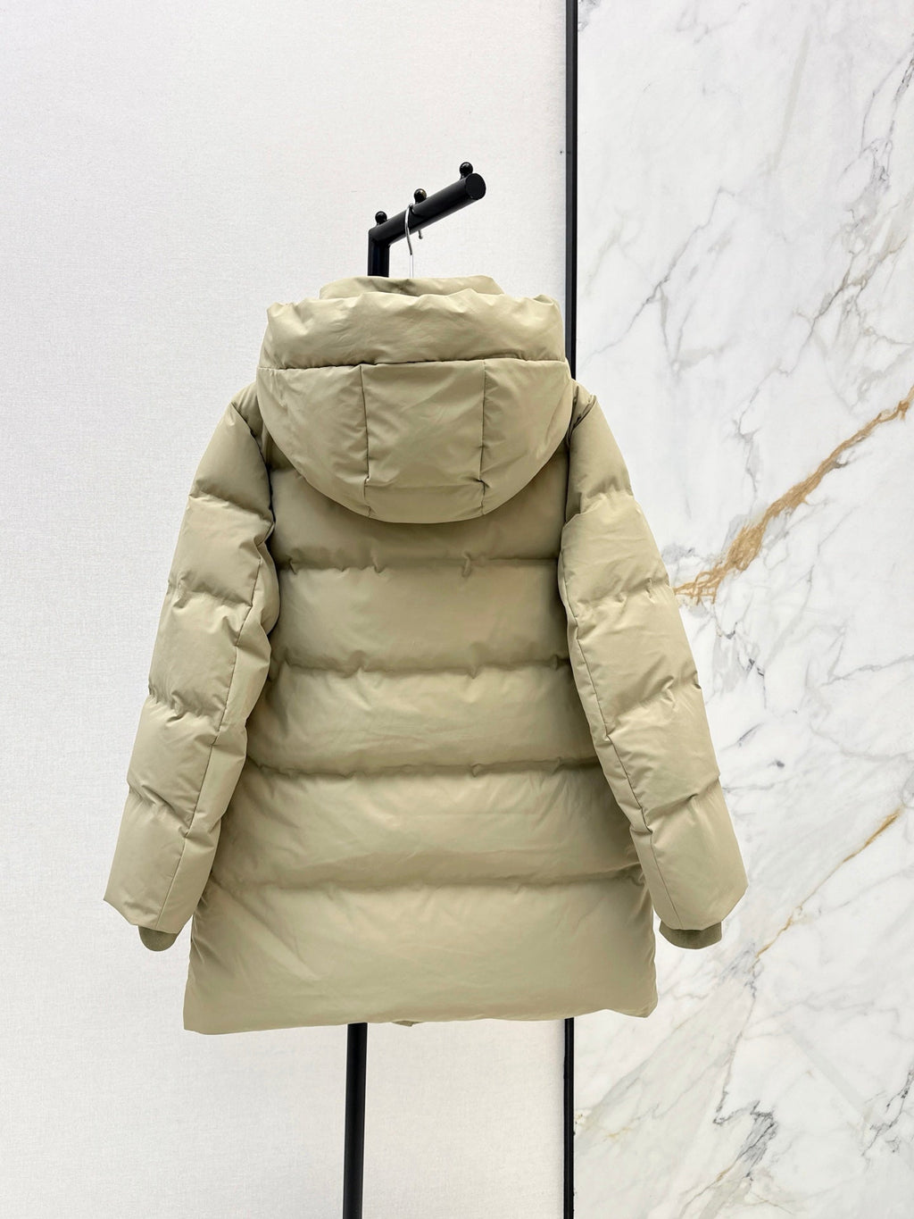26 Fall/Winter Latest Hooded Mid-Length Down Jacket