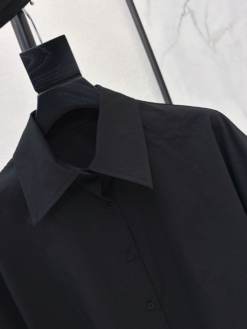 26 Fall/Winter New Belt-Decorated Pleated Shirt