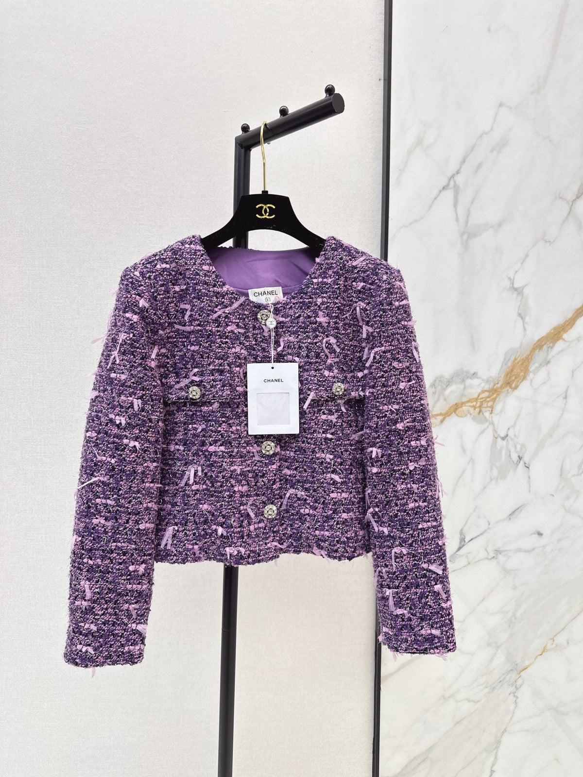 26 Fall/Winter Latest Four-Pocket Decorative Crew Neck Knit Cardigan