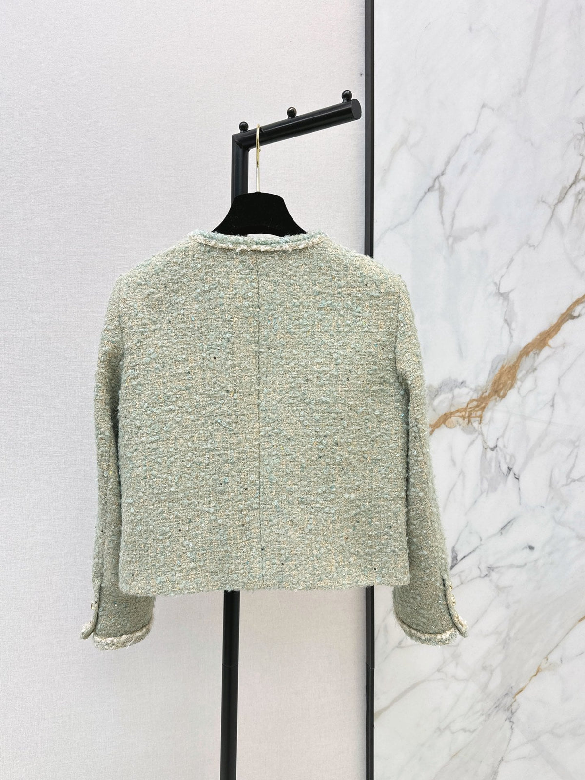 26 Fall/Winter Latest Four-Pocket Decorative Round-Neck Knit Jacket
