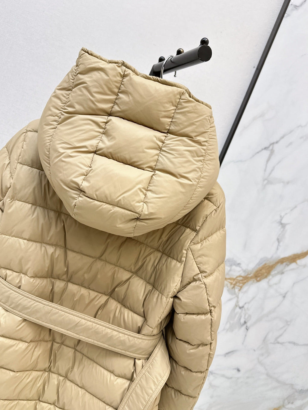 26 Fall/Winter New Classic Double-Breasted Hooded Long Down Coat
