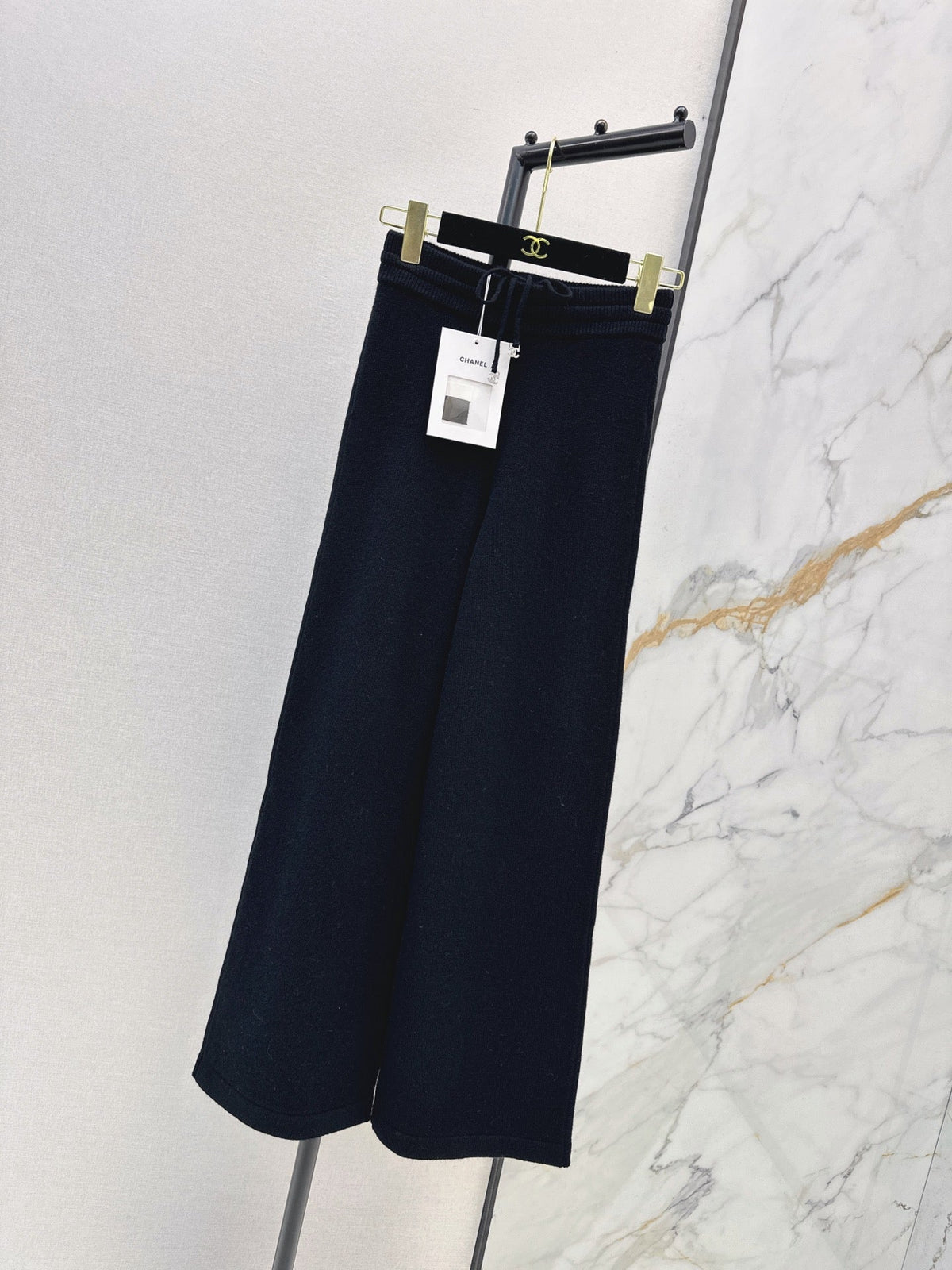 26 Fall/Winter Latest Elastic Waist Cashmere Straight-Leg Pants