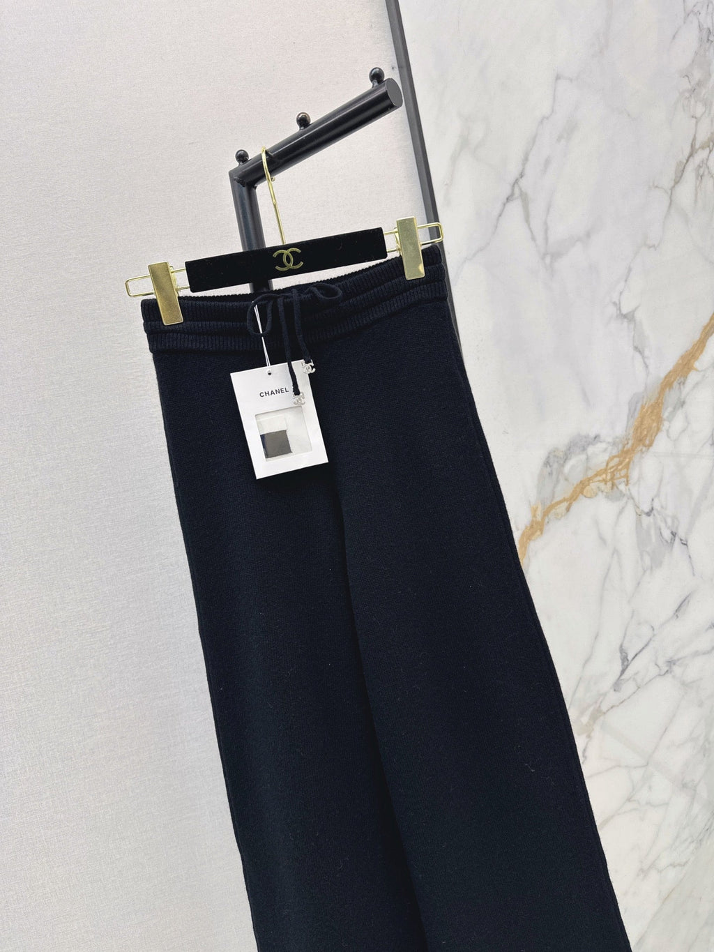 26 Fall/Winter Latest Elastic Waist Cashmere Straight-Leg Pants