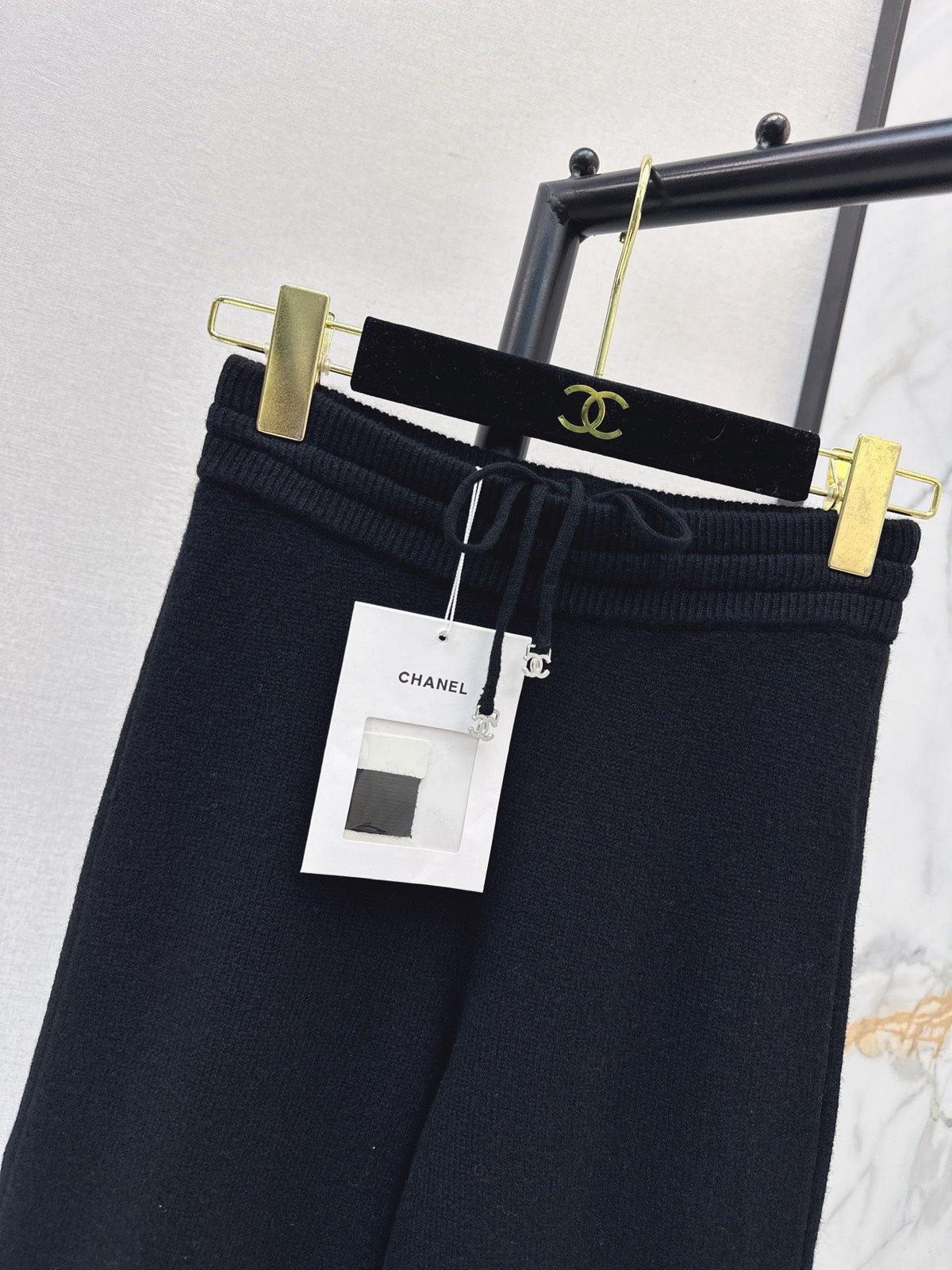 26 Fall/Winter Latest Elastic Waist Cashmere Straight-Leg Pants