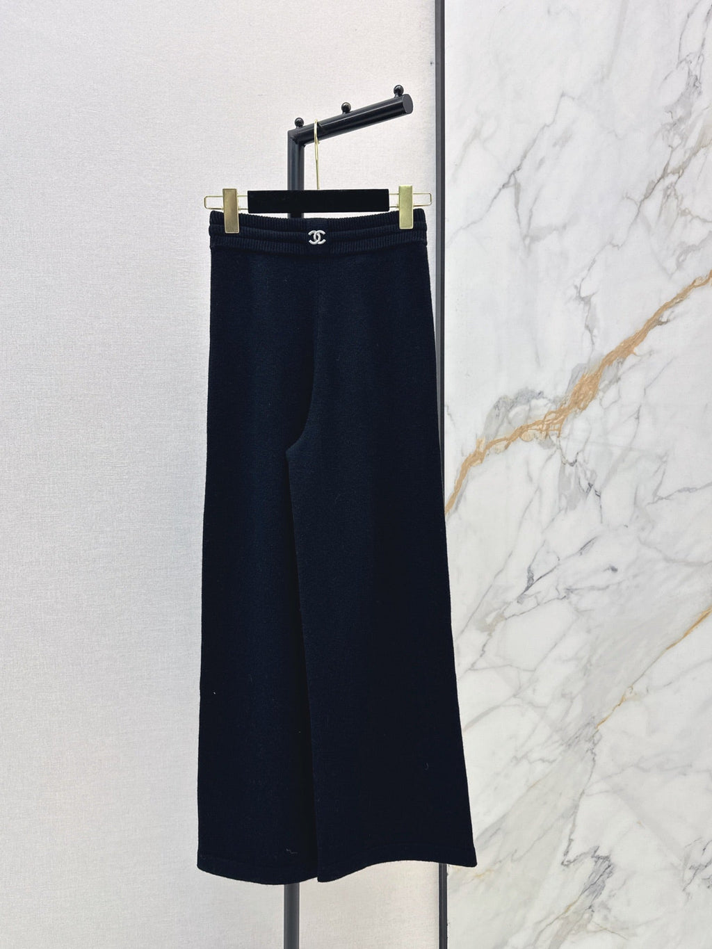 26 Fall/Winter Latest Elastic Waist Cashmere Straight-Leg Pants