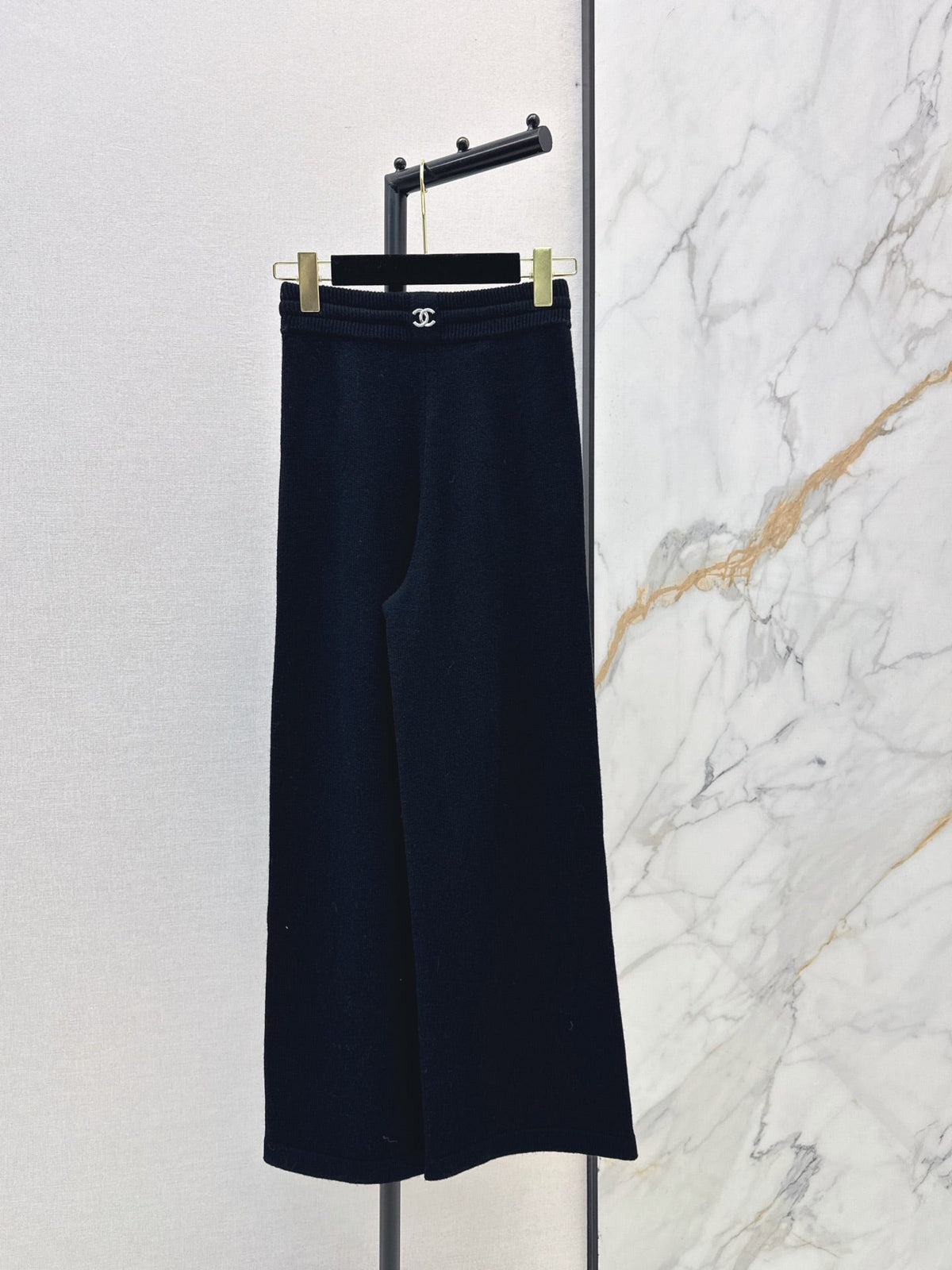 26 Fall/Winter Latest Elastic Waist Cashmere Straight-Leg Pants