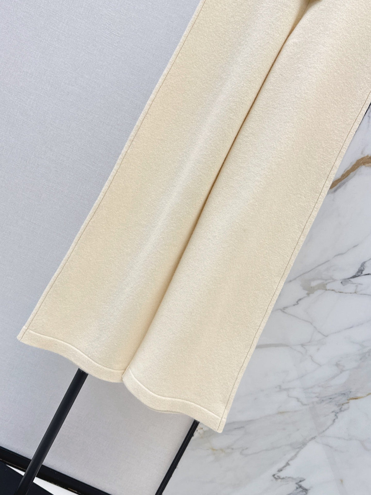 26 Fall/Winter Latest Elastic Waist Cashmere Straight-Leg Pants