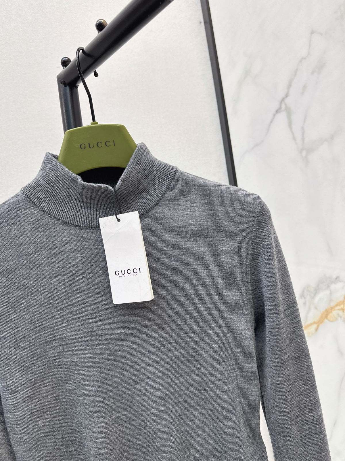 26 Fall/Winter Latest Semi-Turtleneck Horsebit Knit Top