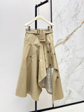 26 Fall/Winter Latest Irregular Cut High-Waist Skirtc