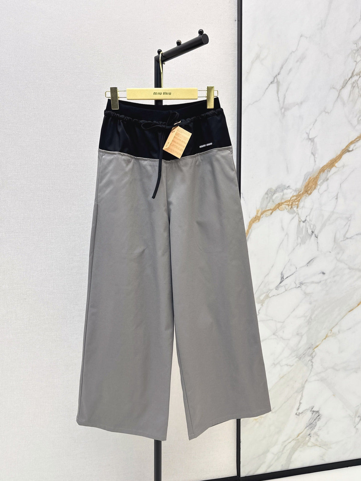26 Fall/Winter Latest Patchwork Straight Wide-Leg Pants