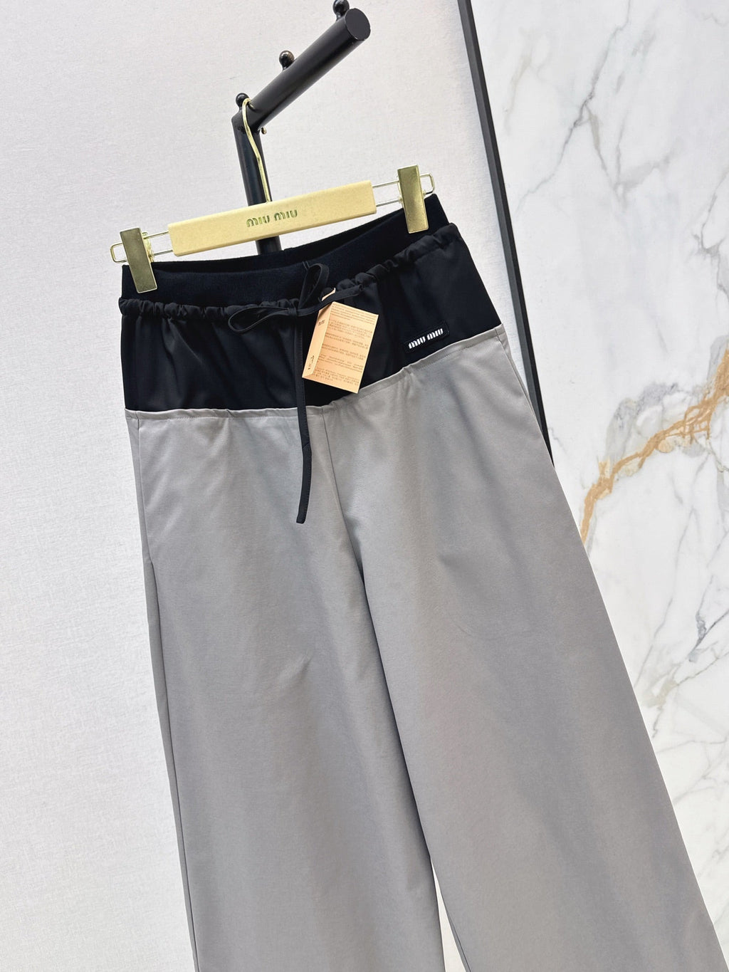 26 Fall/Winter Latest Patchwork Straight Wide-Leg Pants