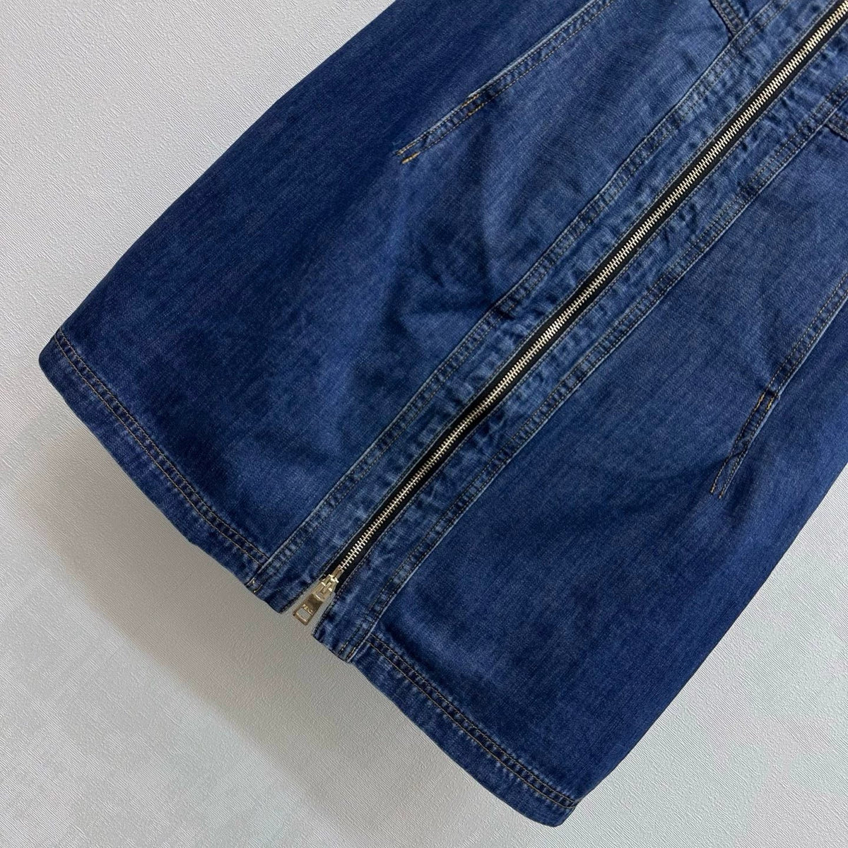 Fendi/26New ArrivalPaneled Denim Dress