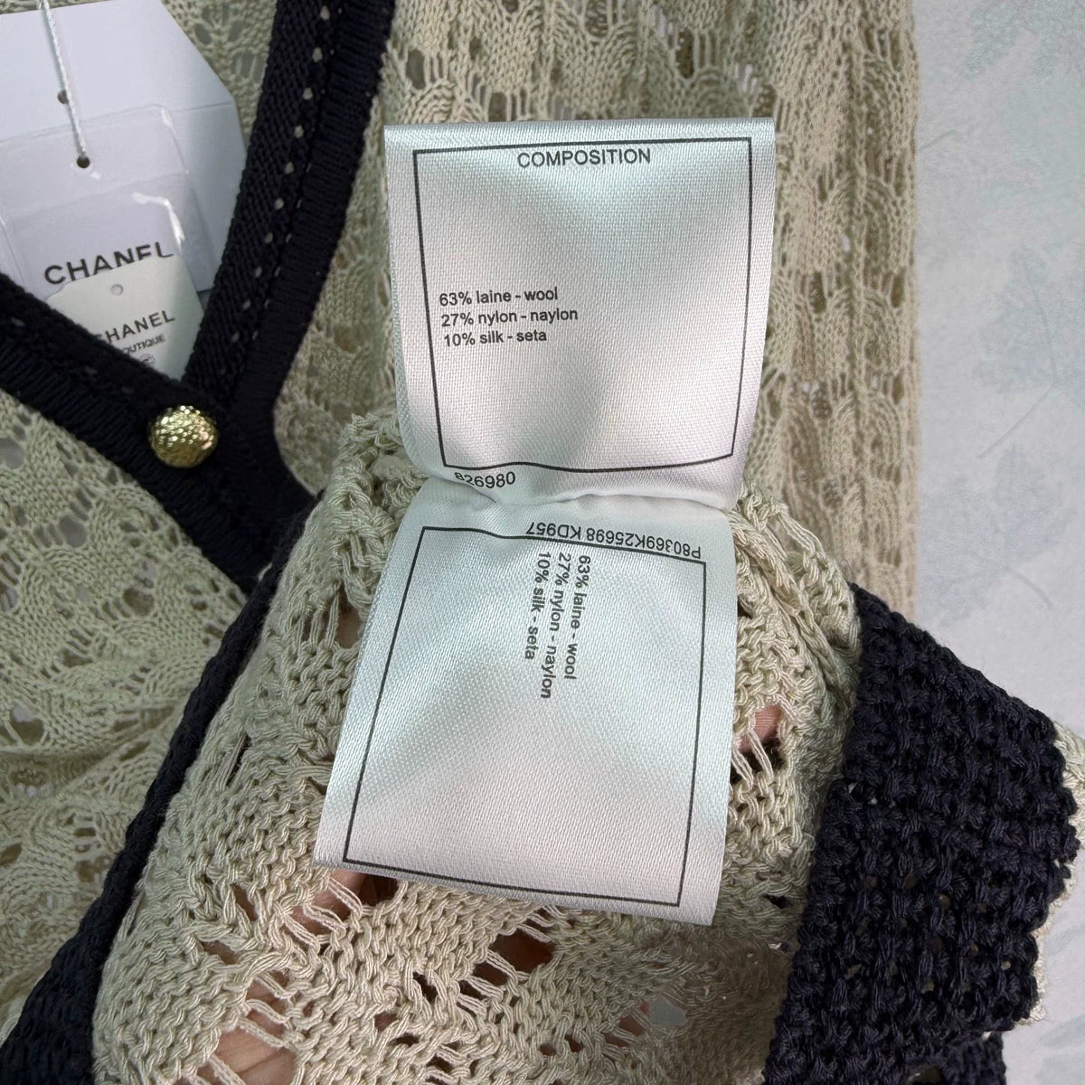 Chanel/26 Early Autumn New V-Neck Sleeveless Knit Cardigan