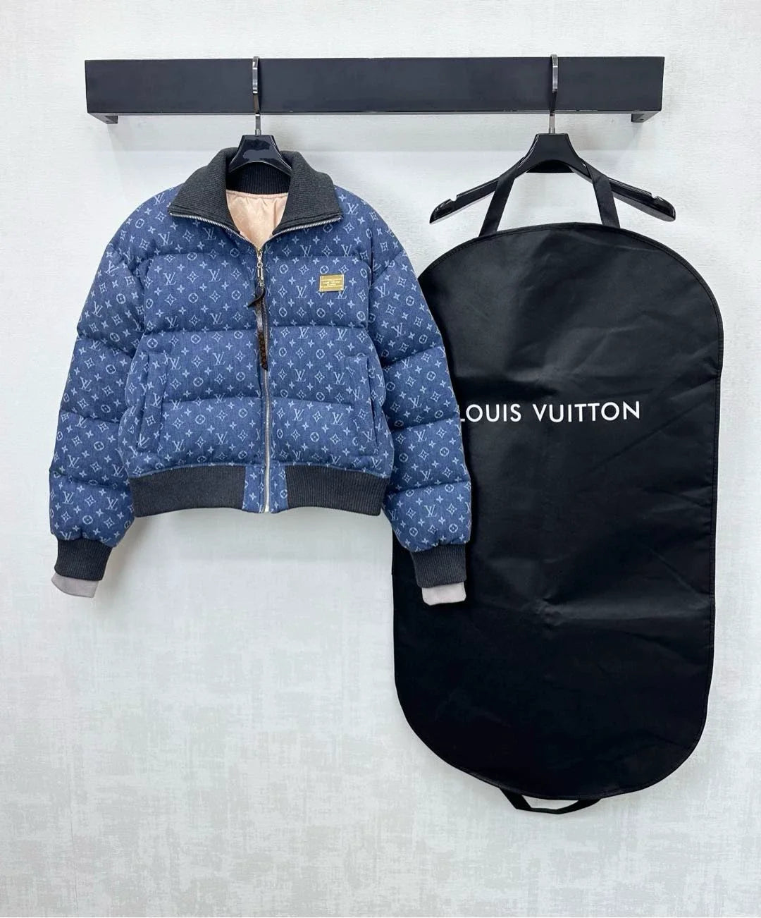 Louis Vuitton / 26 New Laser Denim Jacket Down Coat