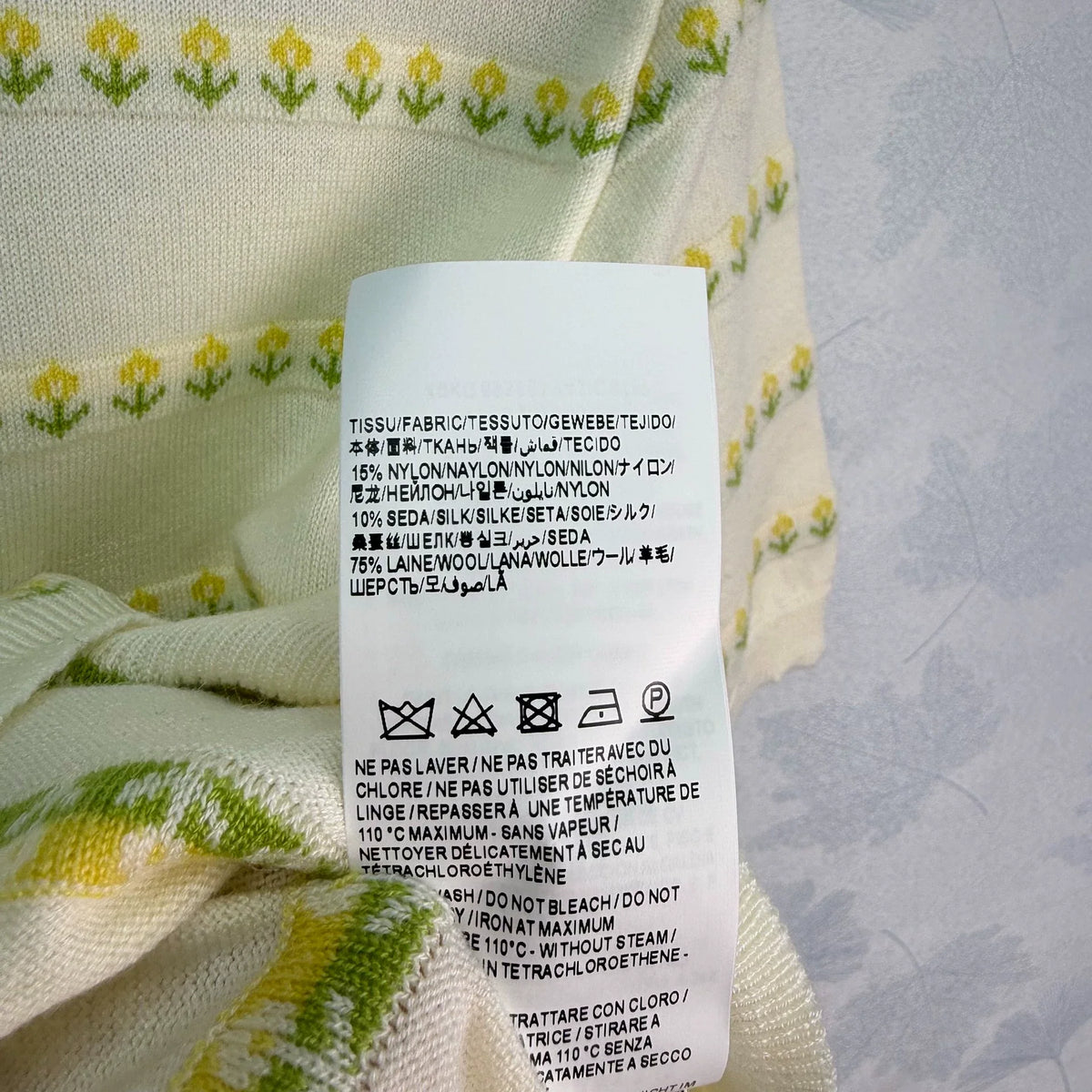 Yves Saint Laurent/26SS New Knit Short Sleeve