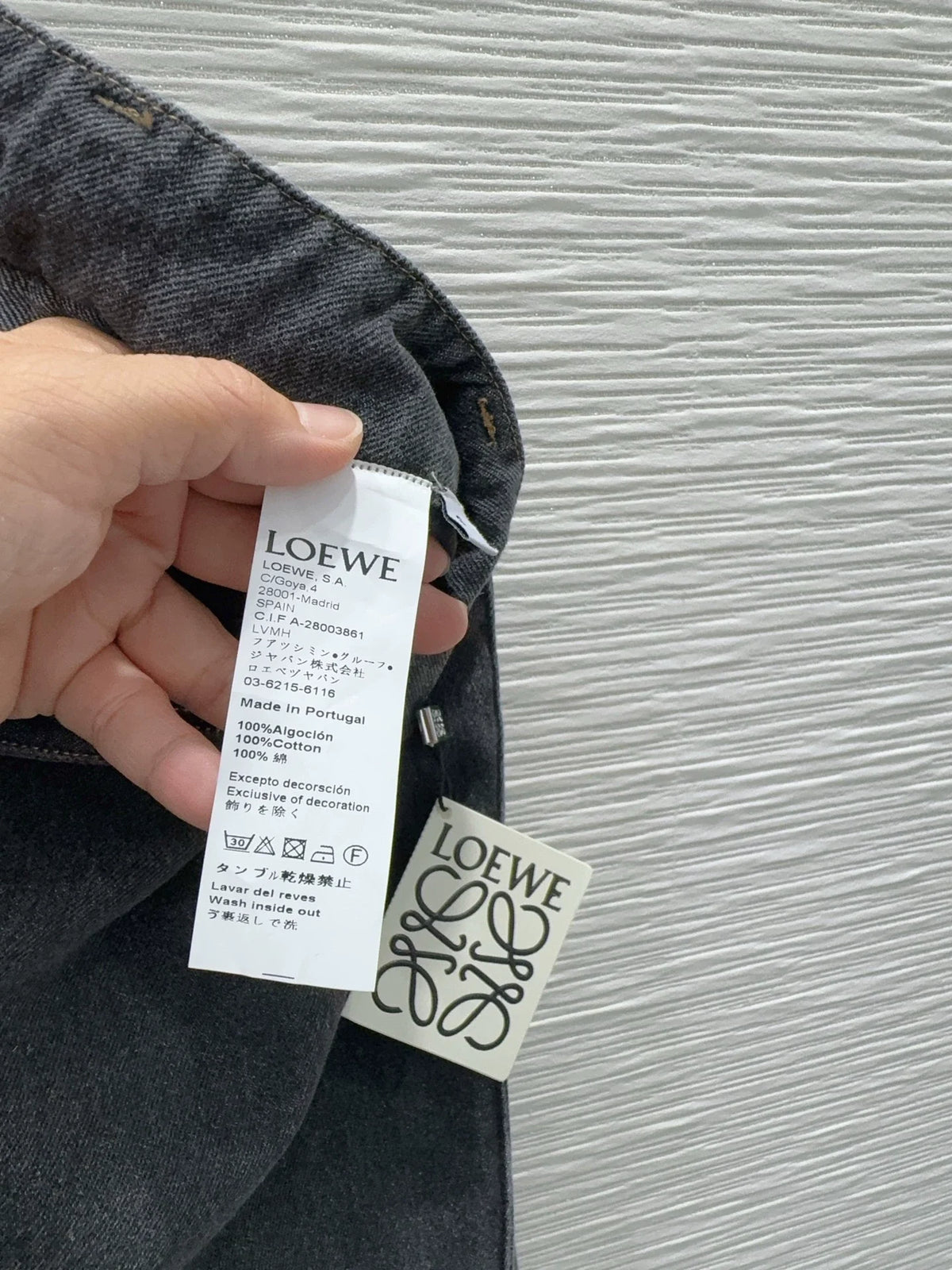 LOEWE/26ss new denim jeans