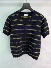 Yves Saint Laurent/26SS New Knit Short Sleeve