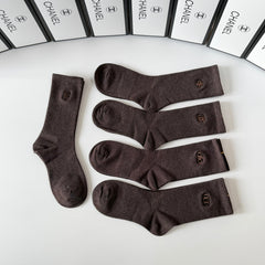 CHANEL 26S CREW SOCKS 395215 (1 BOX)